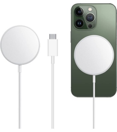 Magnetická bezdrátová nabíječka kompatibilní s iPhone 14/14 Plus/14 Pro/14 Pro Max/13/12 (bez adaptéru)