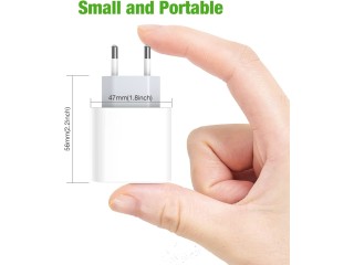 20W USB C nabíječka pro iPhone 14/14 Plus/14 Pro/14 Pro Max 13 12 11 SE, AirPods, iPad, USBC síťový zdroj zástrčka Power adaptér rychlonabíječka zástrčka síťová zástrčka rychlonabíjecí kabel nabíjecí adaptér