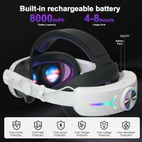 Elite strap s baterií 8000 mAh pro Meta Quest 3