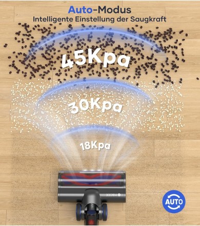 Bezdrátový vysavač MIBODE, bezdrátový vysavač 45000Pa/550W/70min