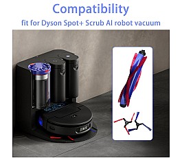 10x náhradní kartáče pro Dyson Spot+ Scrub AI – Sada pro dokonalý úklid