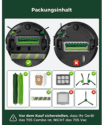 iRobacc sada příslušenství 21 ks pro iRobot Roomba Max 705/706 Combo iRobacc sada příslušenství 21 ks pro iRobot Roomba Max 705/706 Combo