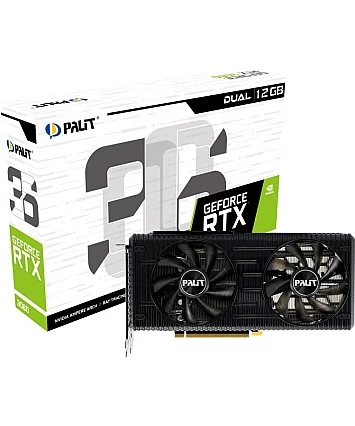 Palit GeForce RTX 3060 Dual 12GB GDDR6 NE63060019K9-190AD