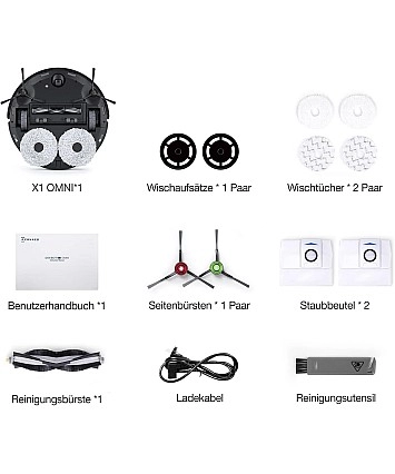 Ecovacs Deebot X1 Omni Grey Ecovacs Deebot X1 Omni Grey
