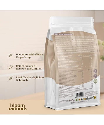 Bloom Naturals Grass Fed Collagen Powder 1,5 kg – kolagenové peptidy typu I a III Bloom Naturals Grass Fed Collagen Powder 1,5 kg – kolagenové peptidy typu I a III