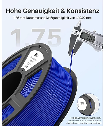ELEGOO PLA+ Filament 1,75 mm – sada 4 kg (černá, bílá, červená, tmavě modrá) | Vysoce pevný PLA Plus pro 3D tisk s přesností ±0,02 mm | 1kg/cívka ELEGOO PLA+ Filament 1,75 mm – sada 4 kg (černá, bílá, červená, tmavě modrá) | Vysoce pevný PLA Plus pro 3D tisk s přesností ±0,02 mm | 1kg/cívka