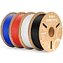 ELEGOO Rapid PETG Filament 1,75 mm – černá, bílá, červená, modrá – 4 kg | High Speed 600 mm/s struna pro 3D tiskárny, přesnost +/- 0,02 mm, lepenková cívka ELEGOO Rapid PETG Filament 1,75 mm – černá, bílá, červená, modrá – 4 kg | High Speed 600 mm/s struna pro 3D tiskárny, přesnost +/- 0,02 mm, lepenková cívka