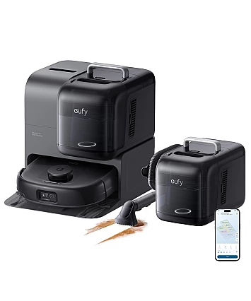 eufy Omni E28 HydroJet – Prémiový robotický vysavač s mopem, výkonným hloubkovým čištěním a All-in-One stanicí