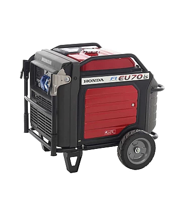 Honda EU70is invertorová elektrocentrála 230 V, 7 kW, tichý provoz, s koly Honda EU70is invertorová elektrocentrála 230 V, 7 kW, tichý provoz, s koly