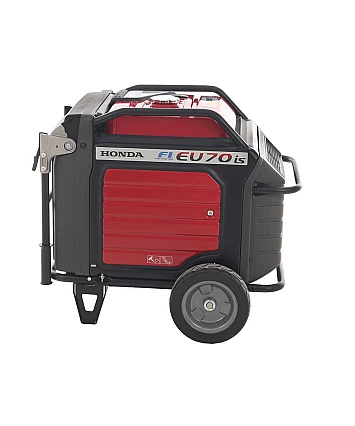 Honda EU70is invertorová elektrocentrála 230 V, 7 kW, tichý provoz, s koly Honda EU70is invertorová elektrocentrála 230 V, 7 kW, tichý provoz, s koly