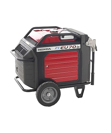 Honda EU70is invertorová elektrocentrála 230 V, 7 kW, tichý provoz, s koly Honda EU70is invertorová elektrocentrála 230 V, 7 kW, tichý provoz, s koly