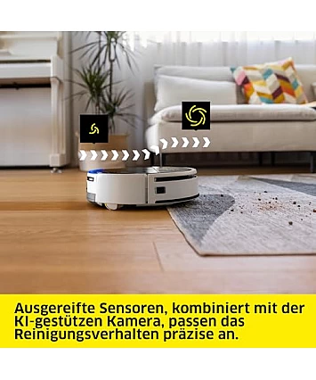 Kärcher RVF 7 Comfort Extra – chytrý robotický vysavač a mop s multifunkční stanicí Kärcher RVF 7 Comfort Extra – chytrý robotický vysavač a mop s multifunkční stanicí