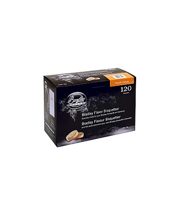 Bradley Mesquite bisquetty 120 ks – dokonalé aroma na grilování a uzení