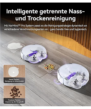 Narwal Freo Z10 Ultra – robotický vysavač a mop s dokovací stanicí All-in-One, 18 000Pa, DirtSense, bezúdržbová kartáčová technologie Narwal Freo Z10 Ultra – robotický vysavač a mop s dokovací stanicí All-in-One, 18 000Pa, DirtSense, bezúdržbová kartáčová technologie