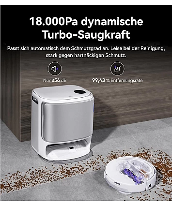 Narwal Freo Z10 Ultra – robotický vysavač a mop s dokovací stanicí All-in-One, 18 000Pa, DirtSense, bezúdržbová kartáčová technologie Narwal Freo Z10 Ultra – robotický vysavač a mop s dokovací stanicí All-in-One, 18 000Pa, DirtSense, bezúdržbová kartáčová technologie
