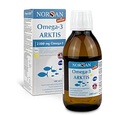 NORSAN Premium Arktis Omega-3 Oil 200 ml – 2 000 mg omega-3