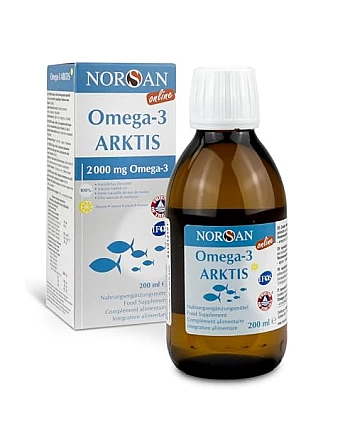 NORSAN Premium Arktis Omega-3 Oil 200 ml – 2 000 mg omega-3 NORSAN Premium Arktis Omega-3 Oil 200 ml – 2 000 mg omega-3