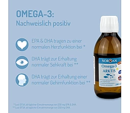 NORSAN Premium Arktis Omega-3 Oil 200 ml – 2 000 mg omega-3