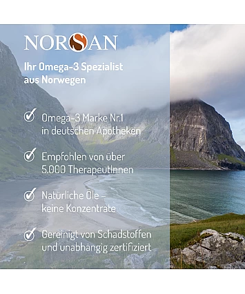 NORSAN Premium Arktis Omega-3 Oil 200 ml – 2 000 mg omega-3 NORSAN Premium Arktis Omega-3 Oil 200 ml – 2 000 mg omega-3