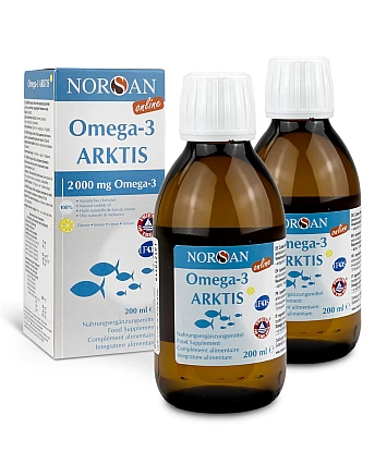 NORSAN Premium Arktis Omega-3 Oil 200 ml – 2 000 mg omega-3 NORSAN Premium Arktis Omega-3 Oil 200 ml – 2 000 mg omega-3