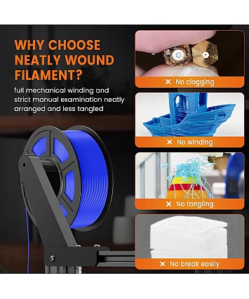 PETG Filament 1,75 mm – 10barevný MEGA set 10 kg (10×1 kg), pro 3D tisk – TECBEARS PETG Filament 1,75 mm – 10barevný MEGA set 10 kg (10×1 kg), pro 3D tisk – TECBEARS