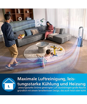 Philips Air Performer 3 v 1 čištění, vytápění a ochlazování vzduchu, šedý Philips Air Performer 3 v 1 čištění, vytápění a ochlazování vzduchu, šedý