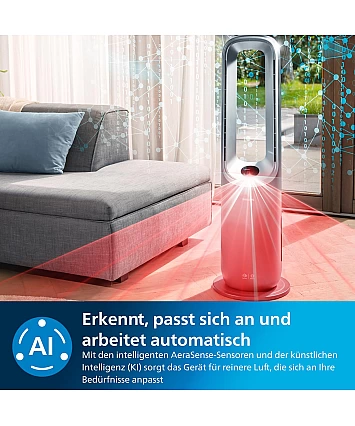Philips Air Performer 3 v 1 čištění, vytápění a ochlazování vzduchu, šedý Philips Air Performer 3 v 1 čištění, vytápění a ochlazování vzduchu, šedý