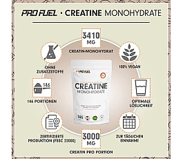 ProFuel Kreatin Monohydrát 500 g – mikronizovaný kreatinový prášek