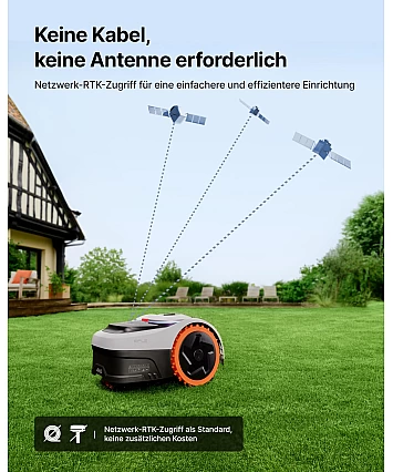 Segway Navimow i205 AWD robotická sekačka bez obvodového kabelu pro plochy do 500 m²