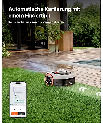 Segway Navimow i205 AWD robotická sekačka bez obvodového kabelu pro plochy do 500 m²
