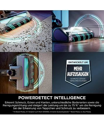 Shark PowerDetect IP1251EUT – Bezdrátový tyčový vysavač pro domácnosti se zvířaty i alergiky