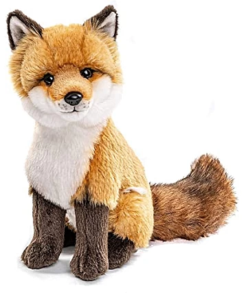 Uni-Toys plyšová liška klasická – 27 cm | Luxusní hebké plyšové zvířátko s láskou k detailu
