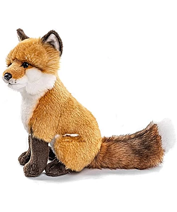 Uni-Toys plyšová liška klasická – 27 cm | Luxusní hebké plyšové zvířátko s láskou k detailu