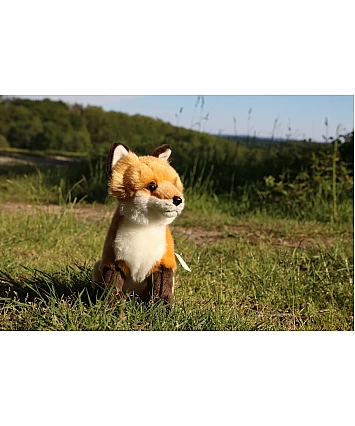Uni-Toys plyšová liška klasická – 27 cm | Luxusní hebké plyšové zvířátko s láskou k detailu