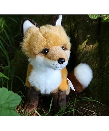Uni-Toys plyšová liška klasická – 27 cm | Luxusní hebké plyšové zvířátko s láskou k detailu