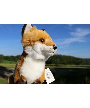 Uni-Toys plyšová liška klasická – 27 cm | Luxusní hebké plyšové zvířátko s láskou k detailu