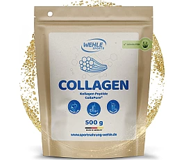 Wehle Sports Collagen Powder 500 g – hydrolyzovaný kolagen typu I, II a III bez příchuti