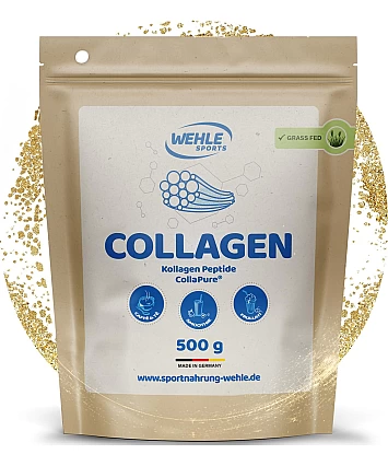 Wehle Sports Collagen Powder 500 g – hydrolyzovaný kolagen typu I, II a III bez příchuti