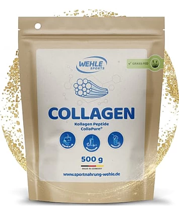 Wehle Sports Collagen Powder 500 g – hydrolyzovaný kolagen typu I, II a III bez příchuti