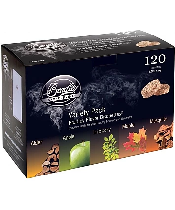 Bradley Smoker Variety Pack 5 druhů 120 ks Bradley Smoker Variety Pack 5 druhů 120 ks