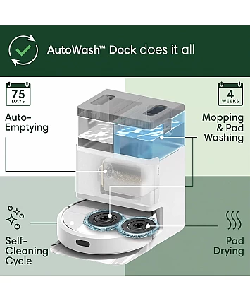 iRobot Roomba Plus 405 Combo + AutoWash dock bílá